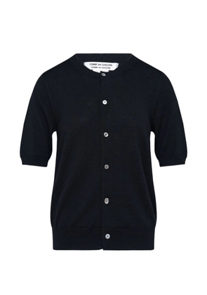 Comme Des Garçons Comme Des Garçons short-sleeve cardigan - Black