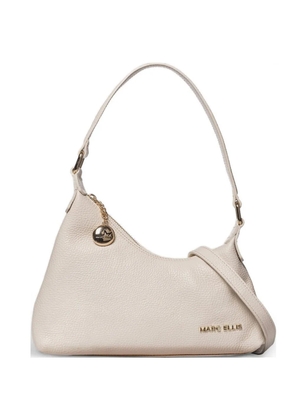 Marc Ellis small Wynn pebbled-effect shoulder bag - Neutrals