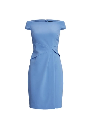 Lauren Ralph Lauren off-the-shoulder mini dress - Blue