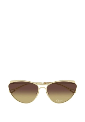 Chloé Eyewear cat-eye frame sunglasses - Gold
