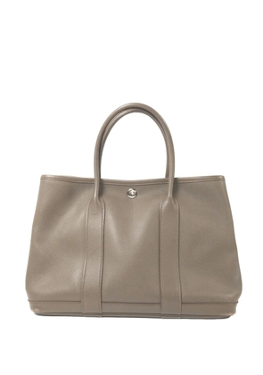 Hermès Pre-Owned Garden Party TPM leather tote bag - Grey