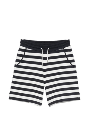 Margittes striped-pattern shorts - Blue