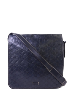 Gucci Pre-Owned Guccissima messenger bag - Blue