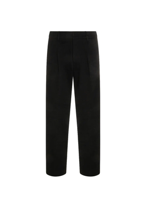 NN07 Kay pressed-crease pleated trousers - Black