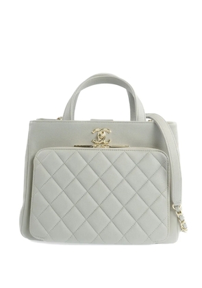 CHANEL Pre-Owned Business Affinity quilted tote bag - Grey