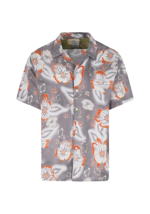 Paul Smith floral-print shirt - Grey