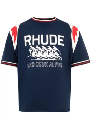 RHUDE Lighting Tinger T-shirt - Blue