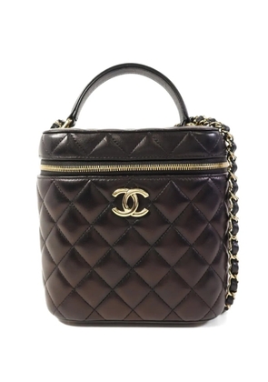 CHANEL Pre-Owned CC Vanity Case quilted shoulder bag - Black