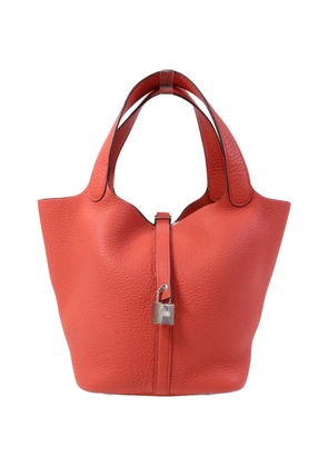 Hermès Pre-Owned 2021 Picotin MM leather tote bag - Red