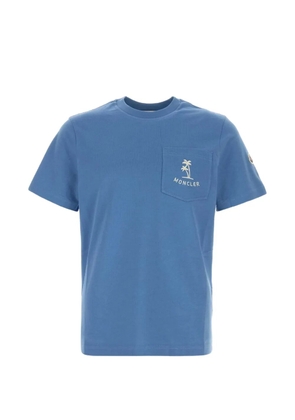 Moncler pocket palm T-shirt - Blue