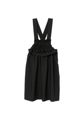 Comme Des Garçons Girl ruffled pinafore dress - Black