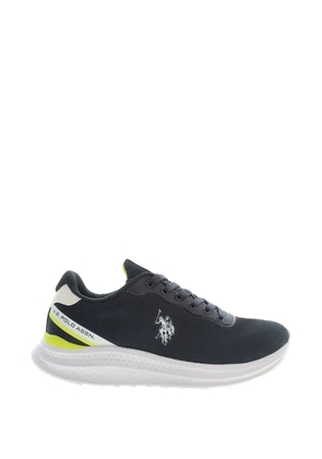 U.S. POLO ASSN. logo-patch lace-up sneakers - Blue