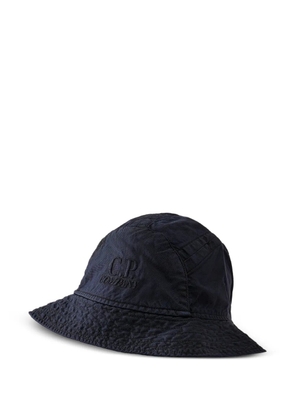 C.P. Company logo-embroidered bucket hat - Blue