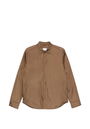 ASPESI padded press-stud shirt - Brown