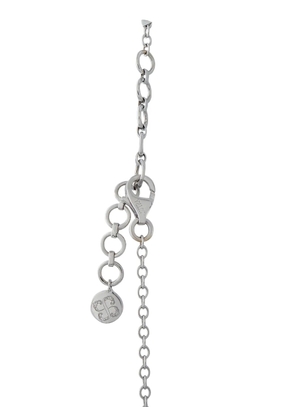 LB Exclusive 18k white gold diamond pendant necklace - Silver