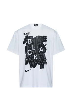 Comme Des Garçons Black graphic-print crew-neck T-shirt - White