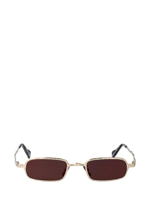 Kuboraum Maske Z18 rectangle-frame sunglasses - Gold