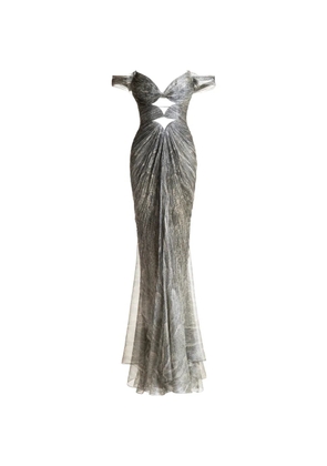 Maria Lucia Hohan Catarina cut-out gown - Grey