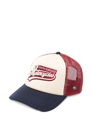 South garage logo-embroidered mesh-panel cap