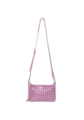 John Richmond mini stud-embellished cross body bag - Purple