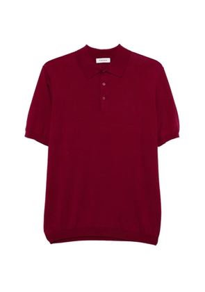 Kangra half-button polo shirt - Red
