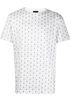 Billionaire logo print T-shirt - White