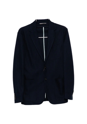 Canali single-breasted blazer - Blue