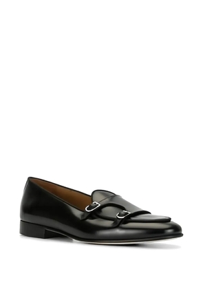 Edhen Milano Brera double-strap loafers - Black