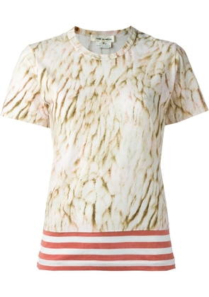 Comme Des Garçons abstract print T-shirt - White