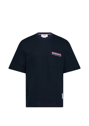 Thom Browne RWB chest-pocket cotton T-shirt - Blue