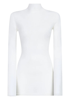 Marni high-neck ribbed jumper - White
