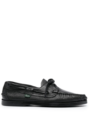 Paraboot snakeskin-effect calf-leather loafers - Black