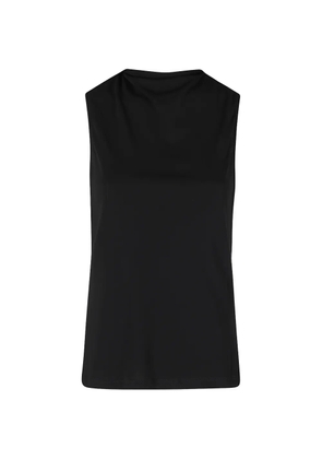 Semicouture cowl-neck top - Black
