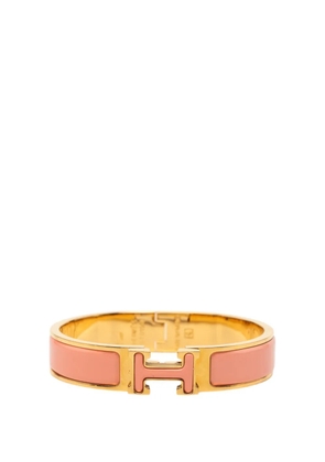 Hermès Pre-Owned 2000-2025 Narrow Enamel Clic H Bracelet PM costume bracelet - Pink