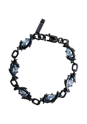 SWEETLIMEJUICE crystal-embellished chain-link bracelet - Black