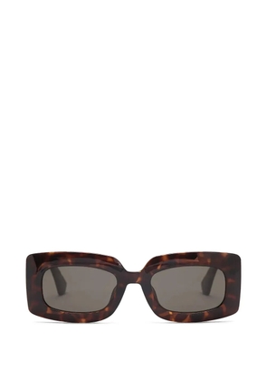 Kurt Geiger London crystal-embellished tortoiseshell-effect sunglasses - Brown