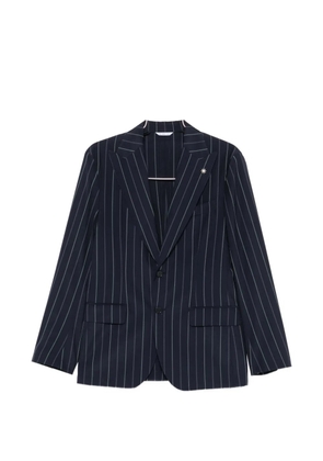 Manuel Ritz pinstripe-pattern single-breasted suit - Blue