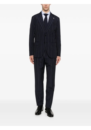 Manuel Ritz pinstripe-pattern single-breasted suit - Blue