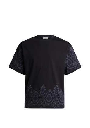 ETRO paisley-print T-shirt - Blue
