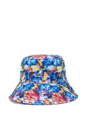 Kangol floral-print reversible bucket hat - Blue