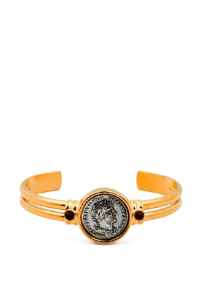 Ben Amun coin-detail open-cuff bracelet - Gold