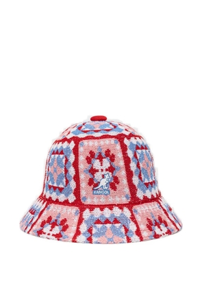 Kangol crochet-knit bucket hat - Red