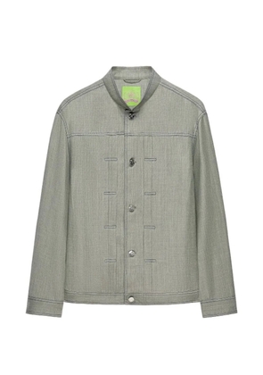 Shanghai Tang Tang contrast-stitch jacket - Green
