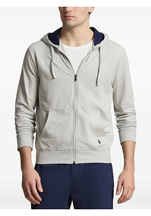 Polo Ralph Lauren zip-up drawstring hoodie - Grey