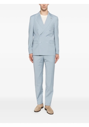 Manuel Ritz double-breasted peak-lapel suit - Blue