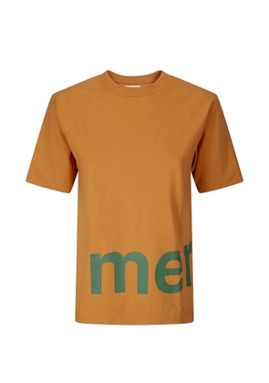 Merippa logo-print T-shirt - Orange