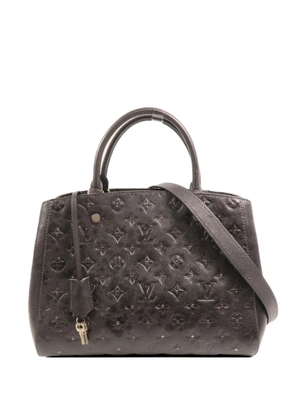 Louis Vuitton Pre-Owned monogram Empreinte Montaigne BB shoulder bag - Grey