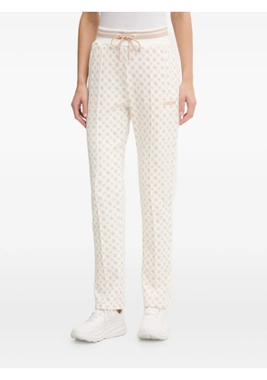 GUESS USA Scuba patterned track pants - White