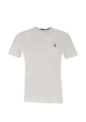 Polo Ralph Lauren embroidered-logo T-shirt - White