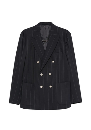 Eleventy pinstripe double-breasted suit - Blue
